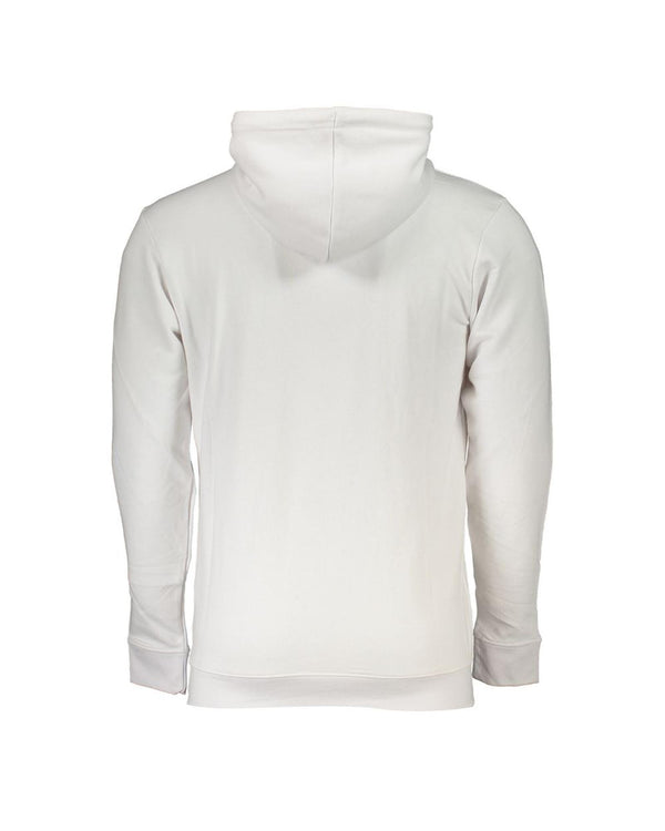Cavalli Class Men's White Cotton Sweater - 3XL