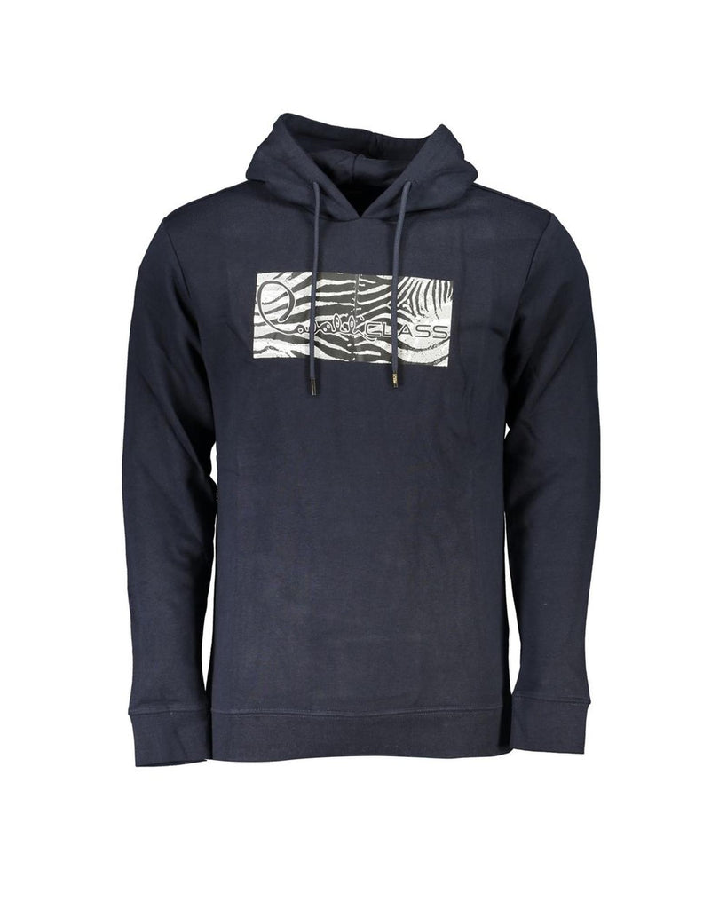 Cavalli Class Men's Blue Cotton Sweater - M