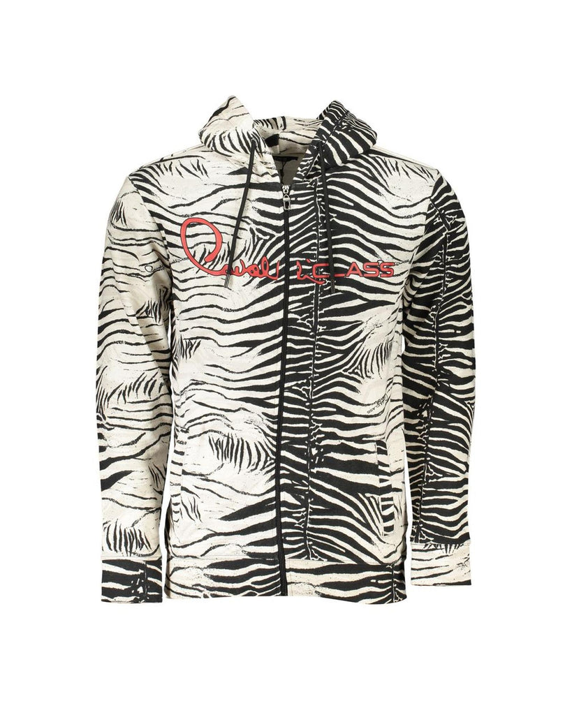 Cavalli Class Men's White Cotton Sweater - S