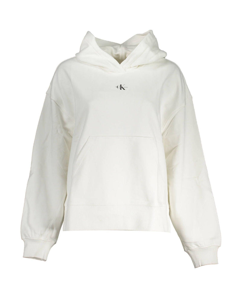 Calvin Klein Women's White Cotton Sweater - M