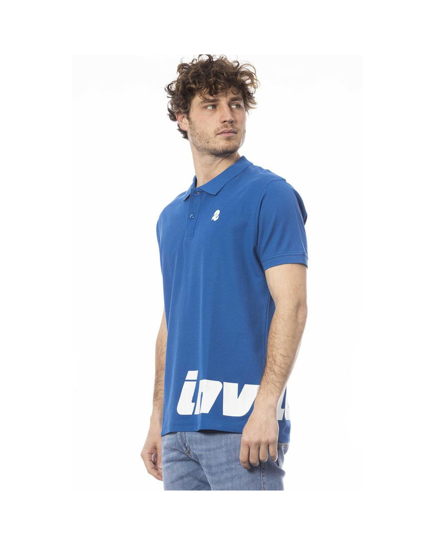 Invicta Men's Blue Cotton Polo Shirt - XL