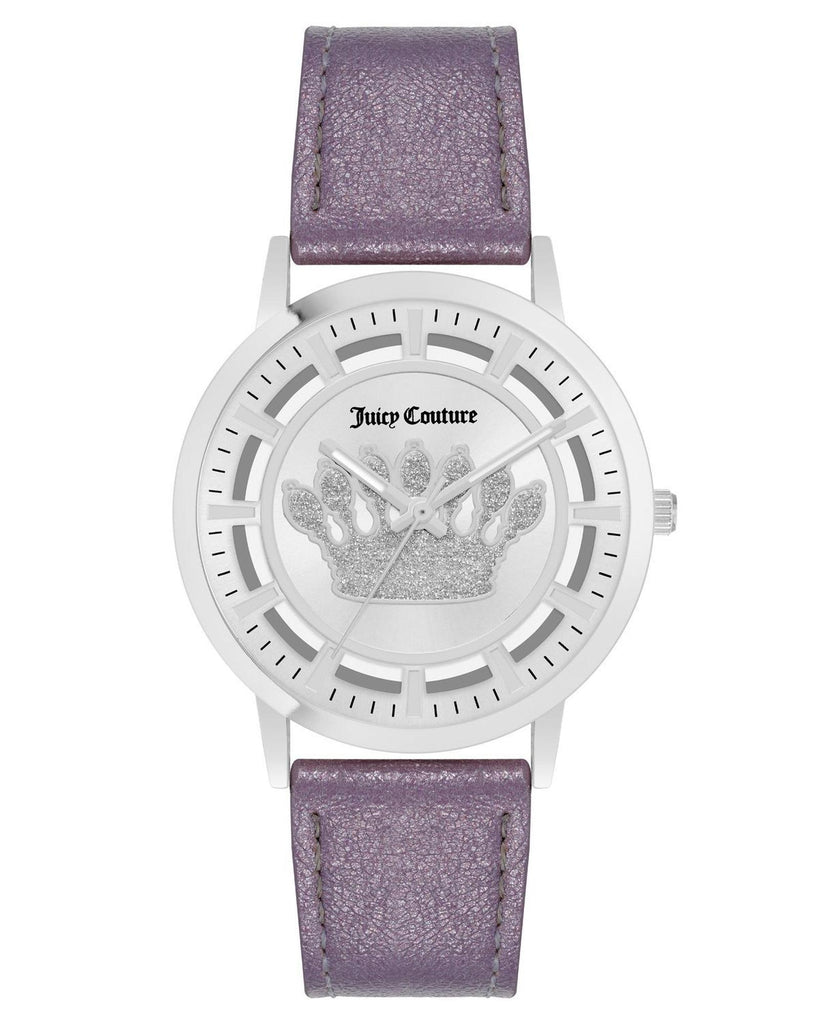 Silver Rhinestone Fashion Watch with Analog Display One Size Women