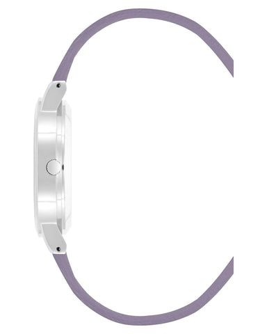 Silver Rhinestone Fashion Watch with Analog Display One Size Women