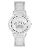 Silver Fashion Womens Analog Quartz Watch with Pin Buckle Closure One Size Women