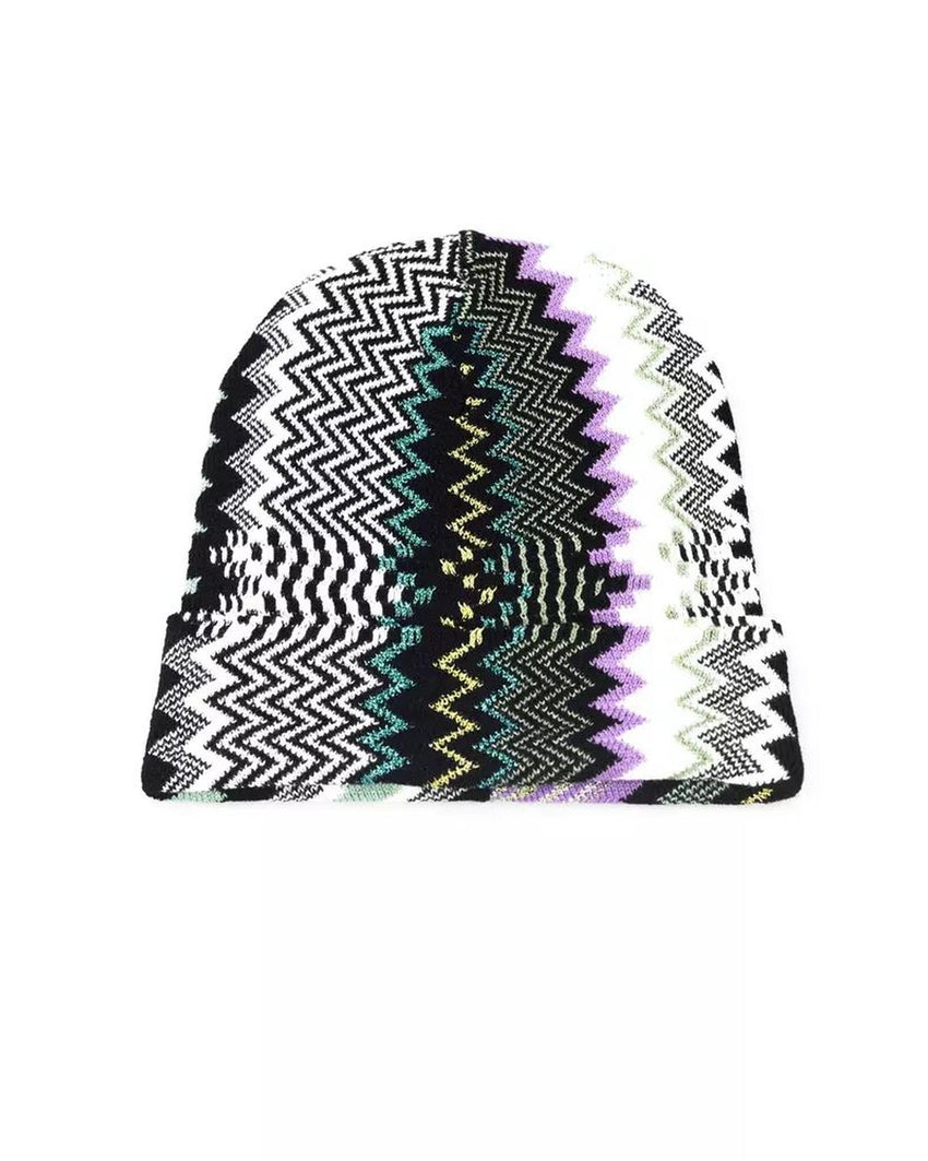 Geometric Fantasy Multicolor Hat One Size Women