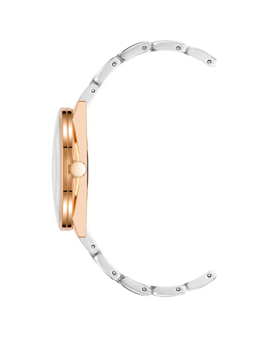 Rose Gold Metal Classic Womens Watch One Size Women