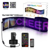 Programmable LED Matrix Panel Flexible Screen IP65 with APP Control 192*1330mm