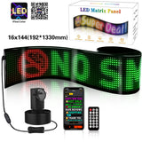 Programmable LED Matrix Panel Flexible Screen IP65 with APP Control 192*1330mm