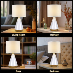 Lux Tapered Ceramic Table Lamp