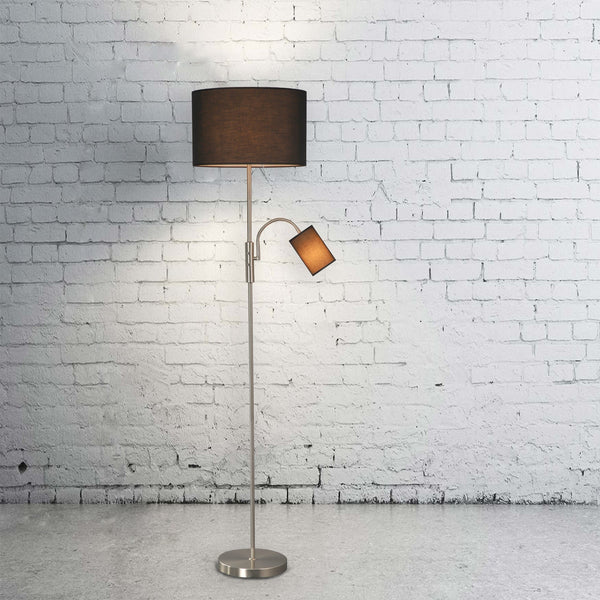 Cylinya Mother and Child Floor Lamp - Black