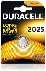 2x Duracell CR2025 Batteries Lithium 3V Battery Security 2025