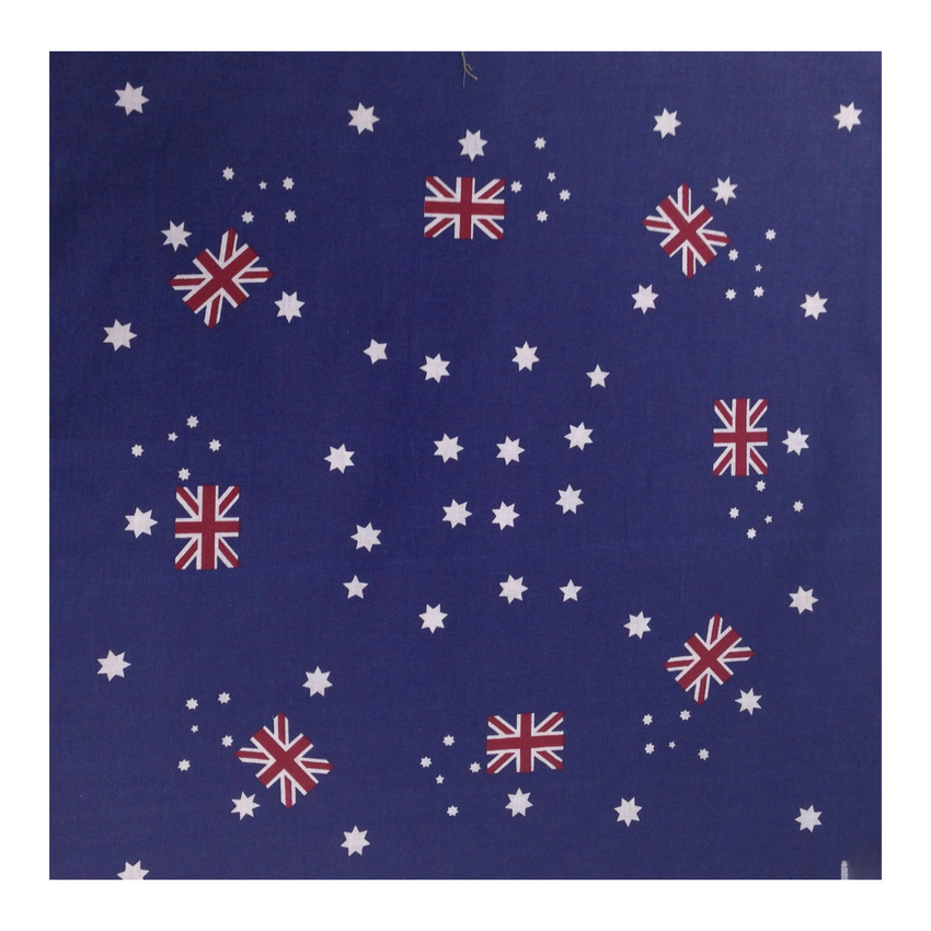 1x Australia Flag BANDANA 100% Cotton Head Wrap Bandanna Summer Neck Scarf