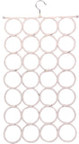 1x 28 Hole Scarf Hanger Holder Storage Tie Belt Scarf Organiser Space Saver
