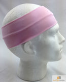 PLAIN HEADBAND Elastic Stretch Sports Yoga Hair Band Unisex 8cm - Light Pink