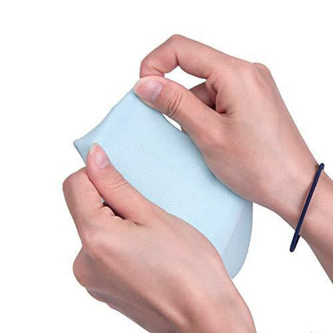 PLAIN HEADBAND Elastic Stretch Sports Yoga Hair Band Unisex 8cm Wide - Navy Blue