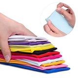 PLAIN HEADBAND Elastic Stretch Sports Yoga Hair Band Unisex 8cm Wide - Navy Blue