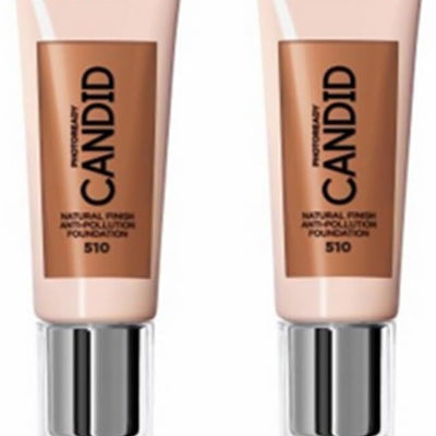 2x Revlon 22ml Photoready Candid Foundation - 510 Capuccino