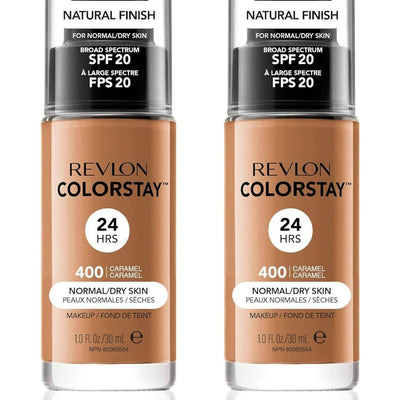2x Revlon 30ml ColorStay Makeup for Normal/Dry Skin - Caramel 400