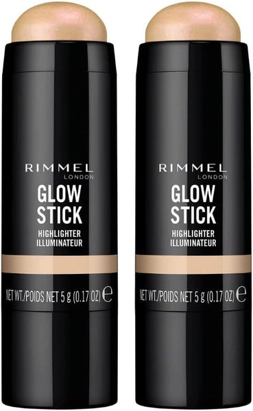 2x Rimmel 5g Glow Stick Highlighter - 002 Bold