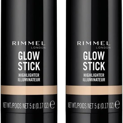 2x Rimmel 5g Glow Stick Highlighter - 002 Bold