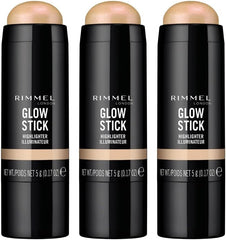 3x Rimmel 5g Glow Stick Highlighter - 002 Bold