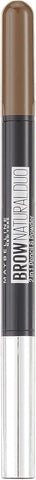 Maybelline New York Natural Eye Brow Duo 2 in 1 Pencil & Powder - Deep Brown