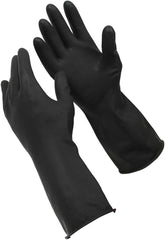 1 Pair Sabco Heavy Duty Latex Gloves w/ Cotton Lining - Large Size