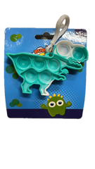 Push Bubble Pop It Fidget Keyring Squeeze Toy Sensory Silicone Stress Reliever