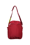 FIB Mens Tablet Crossover Bag Shoulder Strap Crossbody Satchel Travel - Burgundy