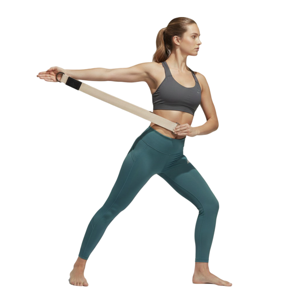 Adidas Premium Yoga Strap 2.5m Long Adjustable Belt Pilates Stretching Poses