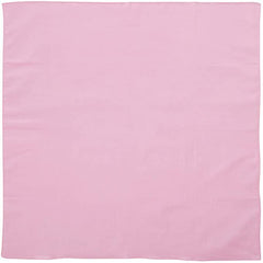 BANDANA Paisley 100% COTTON Head Wrap Durag Bandanna Summer Biker Scarf Mask - Light Pink (Plain)