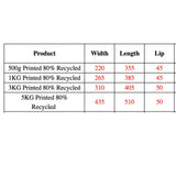 Enviro Recycled Courier Satchels Poly Mailer Bag Accredited Self Sealing Shipping - 5kg (510x435x50mm)
