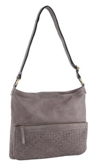 Pierre Cardin Woven Leather Ladies Cross-Body Bag Handbag