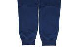 Mens Skinny Track Pants Joggers Trousers Gym Casual Sweat Cuffed Slim Trackies Fleece - Navy