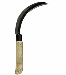 Quality 36cm Sickle Farming Reaping Hook Gardening Grass Wooden Handle Scythe