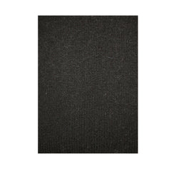 100% SHETLAND RAGG WOOL CREW Round Neck Knit JUMPER Pullover Mens Sweater Knitted - Plain Black - M