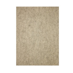 100% Shetland Ragg Wool V Neck Knit Jumper Pullover Mens Sweater Knitted - Oat Marle - L