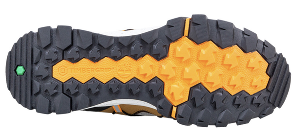 Timberland Mens Garrison Trail Hiking Sneakers Shoes Trekking Runners - Grey Mesh/Brown - US 10