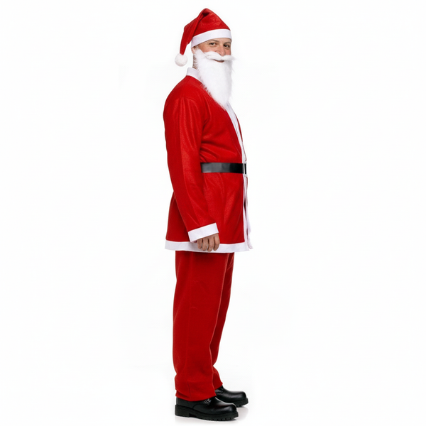 ADULT SANTA CLAUS COSTUME Suit Father Xmas Party Outfit Father Christmas