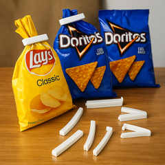 Pack of 12 WILTSHIRE BAG CLIPS Food Storage Sealing Sealer Snack Clamp Peg