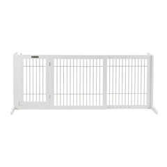 Freestanding Retractable Dog Barrier with Gate Small