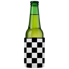 Large Checkerboard Stubby Cooler 2-Pack - Standard