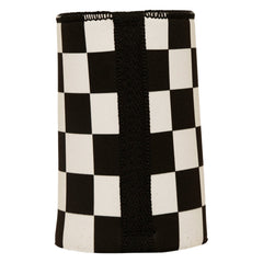 Large Checkerboard Stubby Cooler - Standard