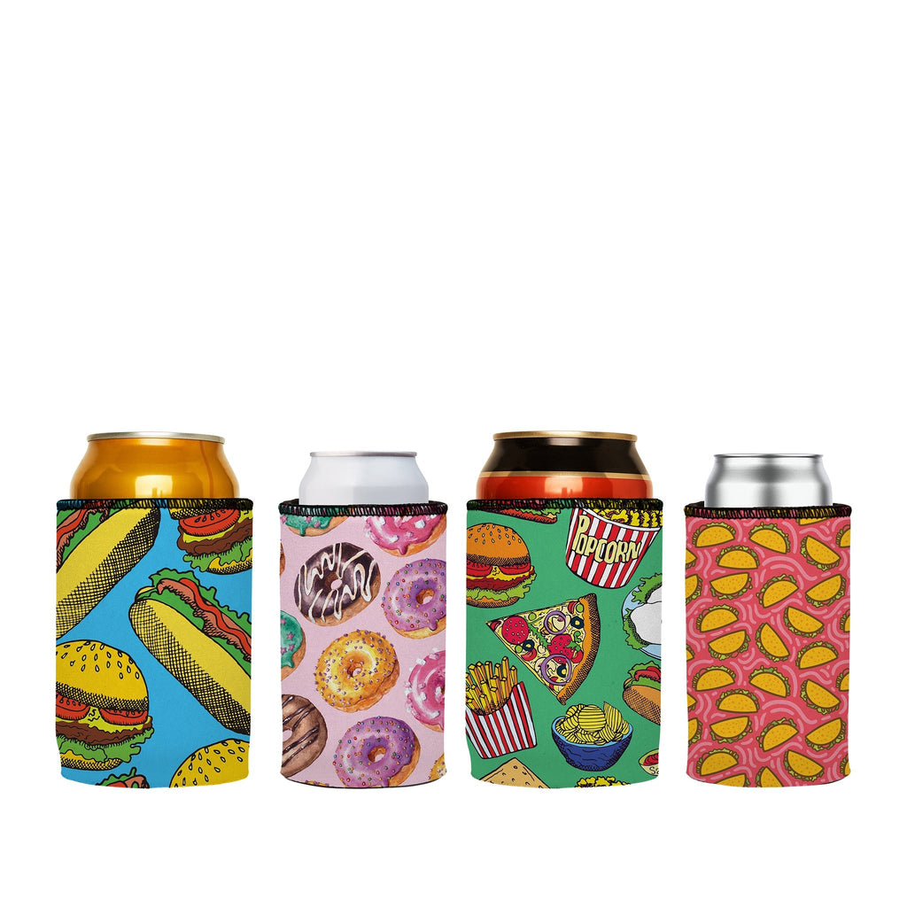 Junk Food Stubby Cooler 4-Pack - Standard