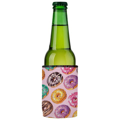 Donuts Go Nuts Stubby Cooler - Standard