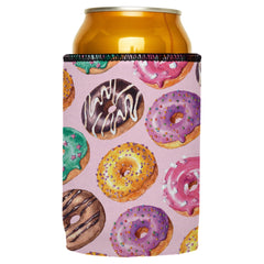 Donuts Go Nuts Stubby Cooler - Standard