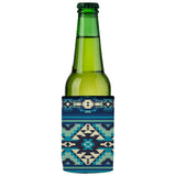 Blue Navajo Rug Stubby Cooler 2-Pack - Standard