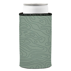 Topographic Map Stubby Cooler 2-Pack - Standard
