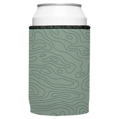 Topographic Map Stubby Cooler 2-Pack - Standard