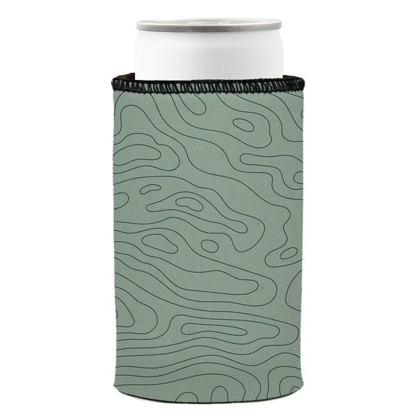 Topographic Map Stubby Cooler - Standard